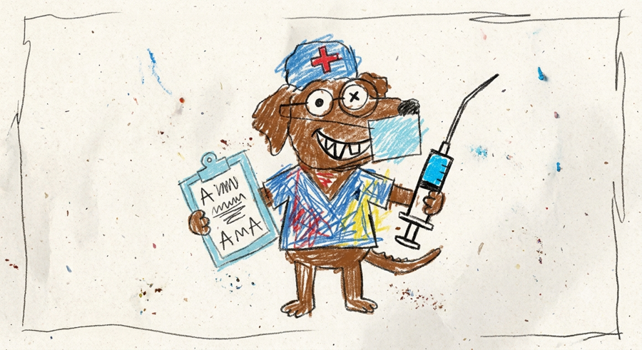 MCQdog mascot